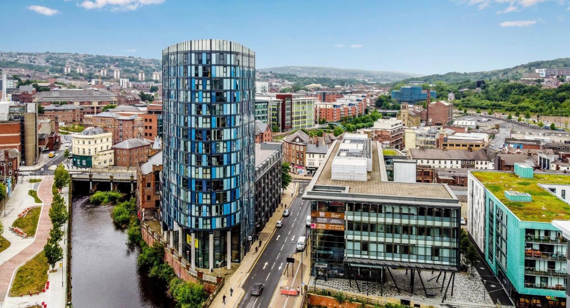 Penthouse Gem, Central, Scenic Views, Stylish, Modern, City Centre 2Br Sheffield Luaran gambar